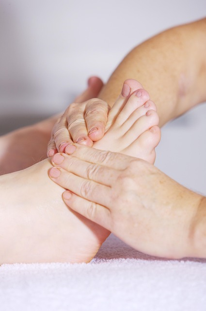 Riflessologia plantare sui punti del piede